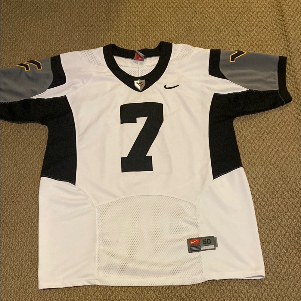 Nike White and Black Sports Jersey